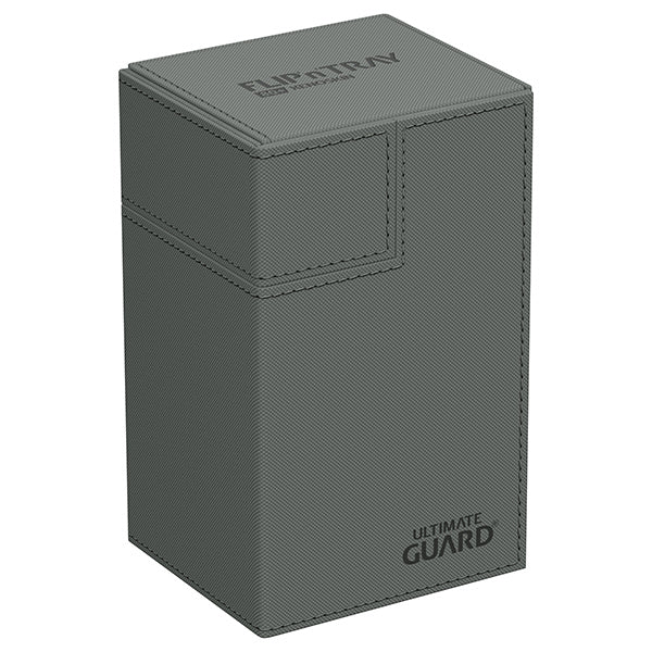 Deck Case: Twin Flip´n´Tray 80+ Standard Size Monocolor- Grey