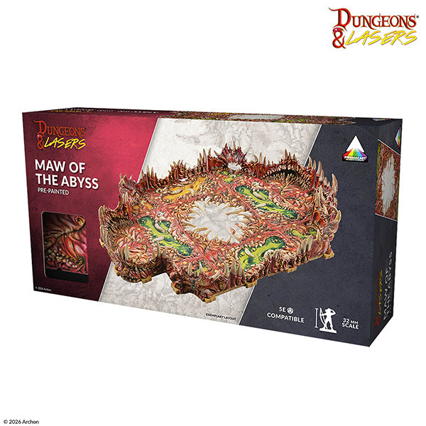 Dungeons & Lasers: Maw of the Abyss- Pre-Painted