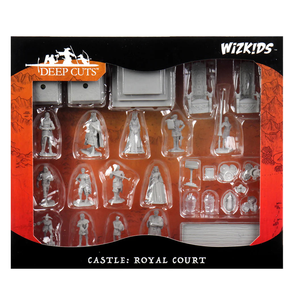 WizKids Deep Cuts Unpainted Miniatures: W12 Castle - Castle Royal Court