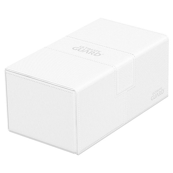 Deck Case: Twin Flip´n´Tray 200+ Standard Size Monocolor- White