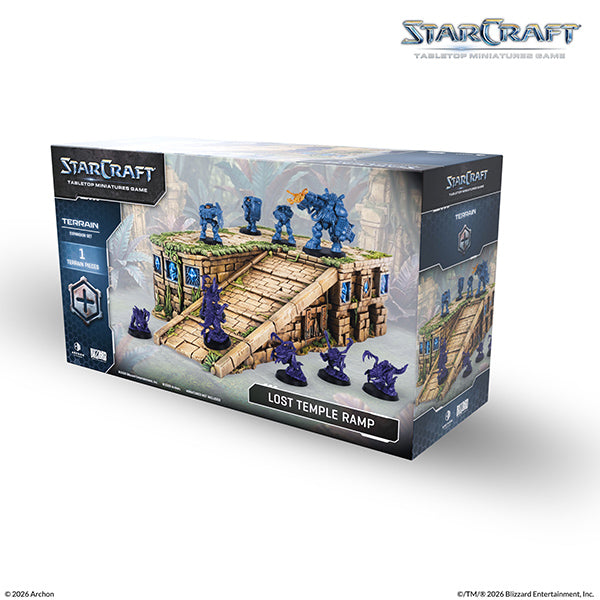 Starcraft: Tabletop Miniatures Game- Lost Temple Ramp, Terrain Expansion Set