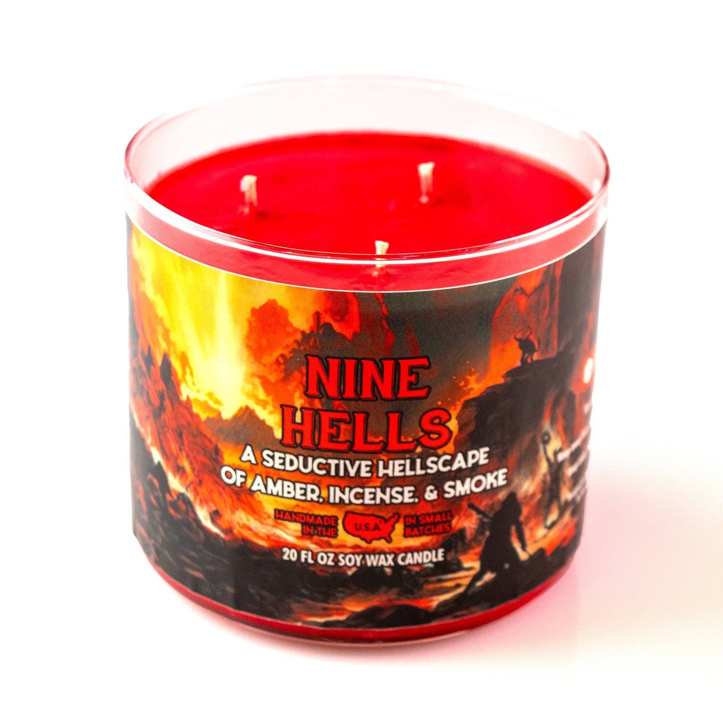 Nine Hells Gaming Candle: 8oz Tin