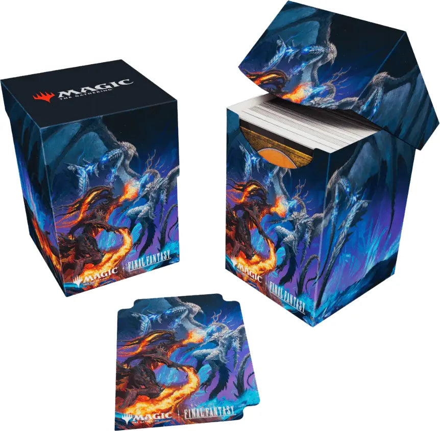 Ultra PRO 100+ Deck Box - MTG Final Fantasy - Ifrit vs Bahamut