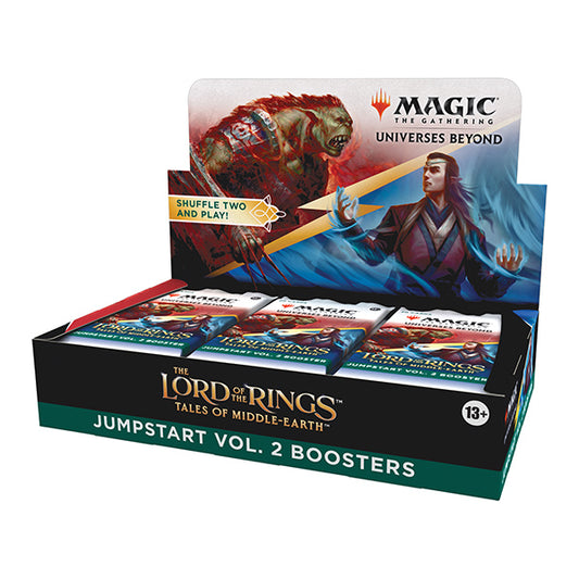 Magic The Gathering:   Lord of the Rings Tales of Middle-Earth Jumpstart Vol.2 Booster Display (18 Packs)