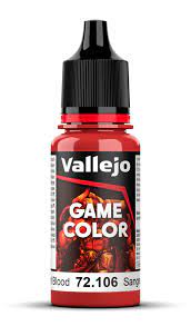 Vallejo Game Color: Scarlet Blood 18 ml.