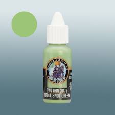 Troll Snot Green - two thin coats