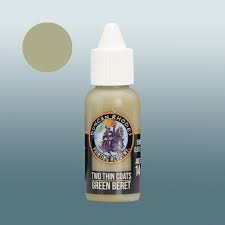 Green Beret - two thin coats