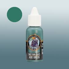 Jade Green - two thin coats