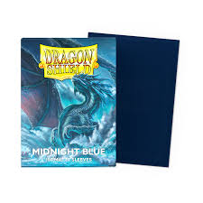 Dragon Shields: Matte - Midnight Blue (100)