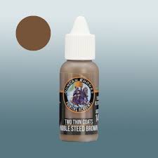 Noble Steed Brown - two thin coats