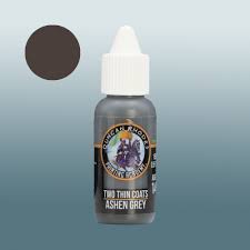 Ashen Grey - two thin coats