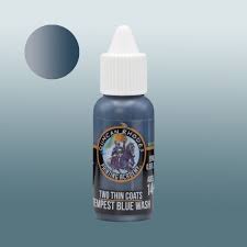 Tempest Blue Wash - two thin coats