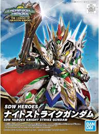Gundam Model Kit: SD Gundam World Heroes- #21 Knight Strike Gundam SDGW