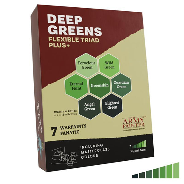 Army Painter: Deep Greens - Flexible Triad PLUS+
