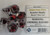 Imperium: Scarlet Skulls Resin 7 Dice Set