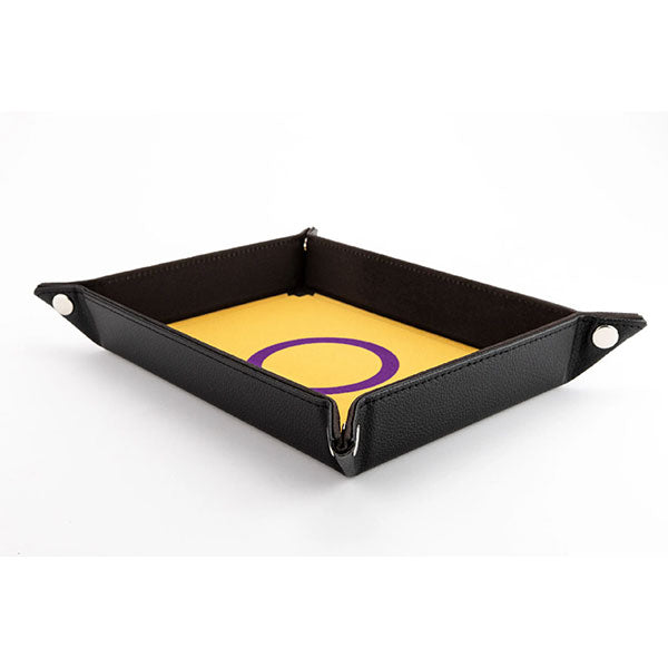Dice Tray: Pride Velvet Folding Tray - Lesbian
