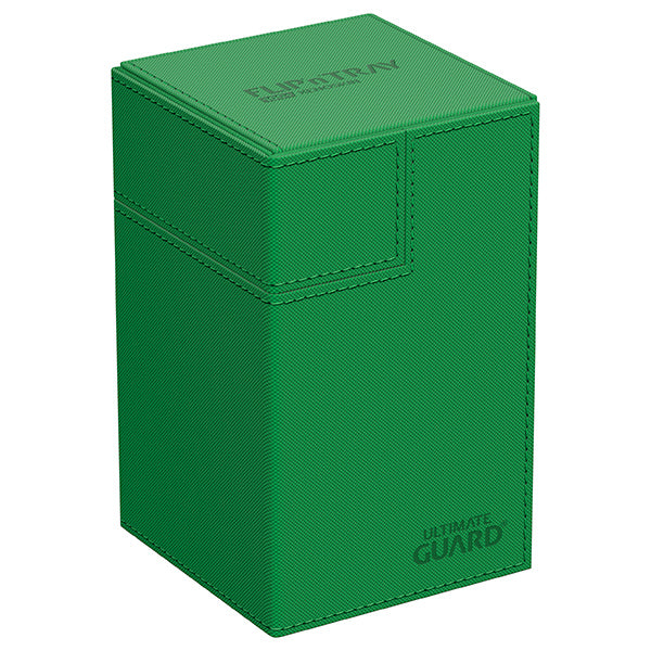 Deck Case: Twin Flip´n´Tray 100+ Standard Size Monocolor- Green