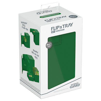 Deck Case: Twin Flip´n´Tray 80+ Standard Size Monocolor- Green