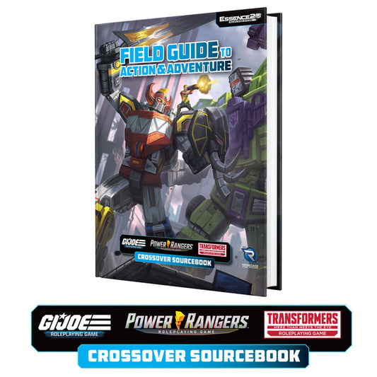 Essence 20 Roleplaying System Field Guide to Action and Adventure Crossover Sourcebook Power Rangers G.I. JOE Transformers