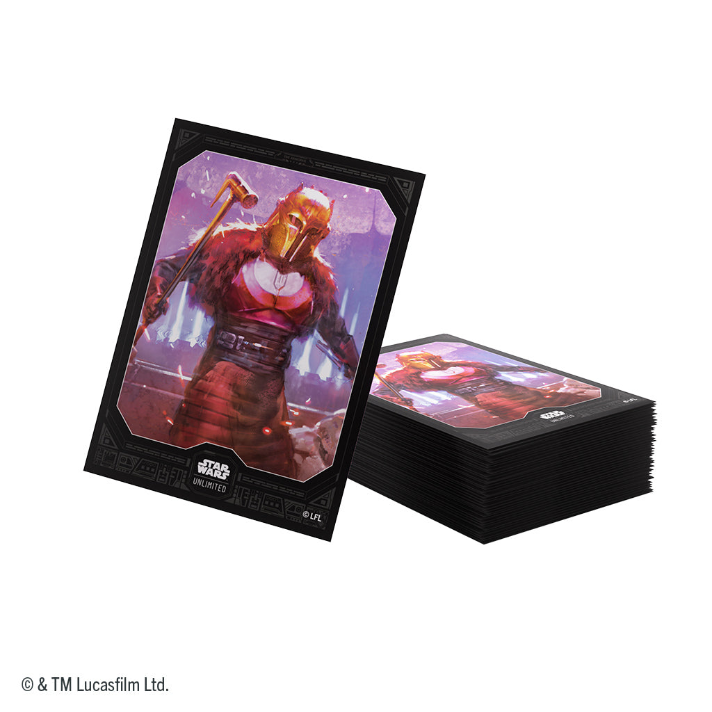 Star Wars: Unlimited Premium Art Sleeves- The Armorer