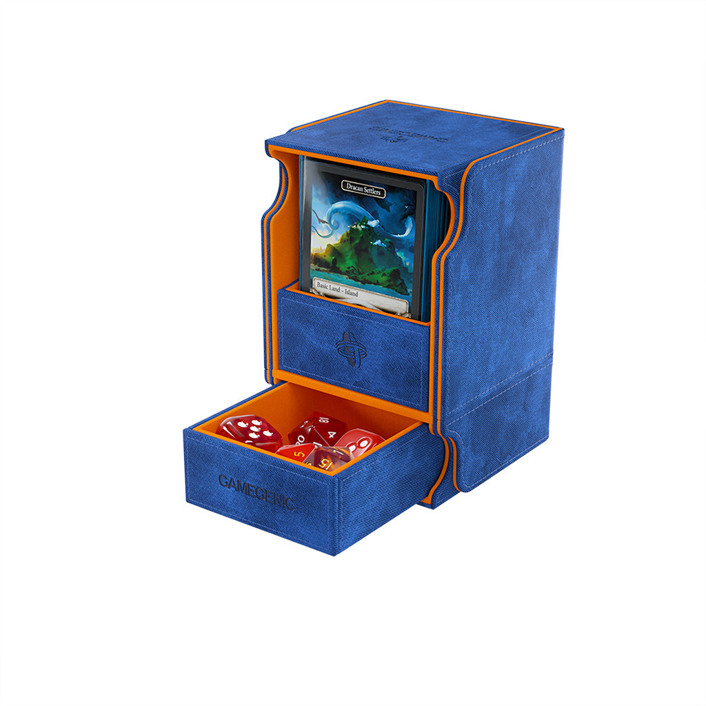 Watchtower 100+ XL Deck Box Blue/Orange