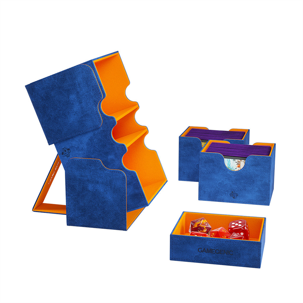 Stronghold 200+ Deck Box: XL Blue/Orange