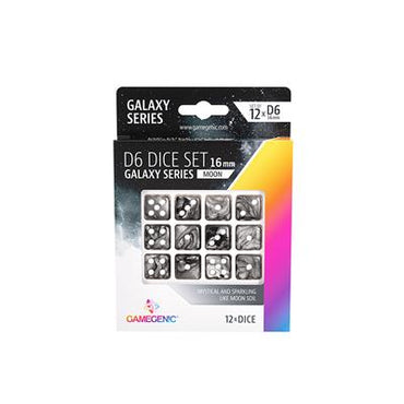 Galaxy Series - Moon - D6 Set 16mm (12pcs)