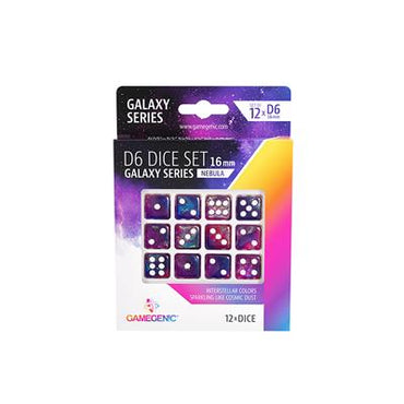 Galaxy Series - Nebula - D6 Set 16mm (12pcs)