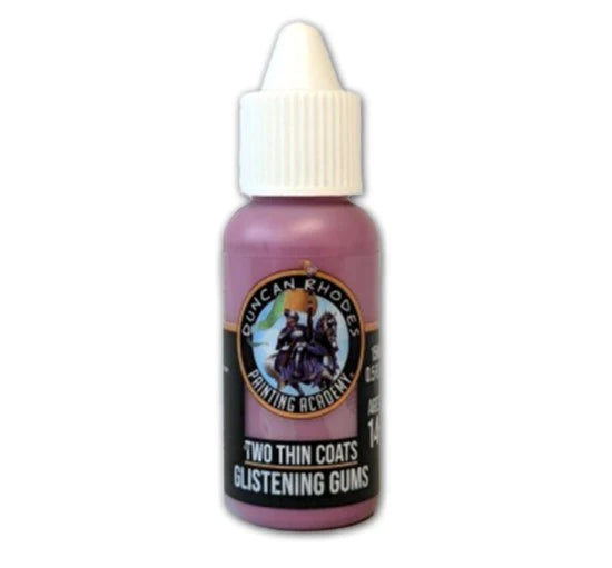 glistening gum - two thin coats