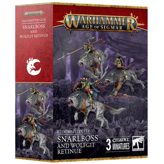 Warhammer Age of Sigmar: Gloomspite Gitz - Snarlboss & Wolfgit Retinue
