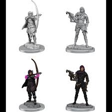 WizKids Deep Cuts Unpainted Miniatures: Human Rogue