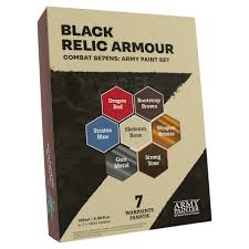 Combat Se7ens: Army Paint Set - Black Relic Armor