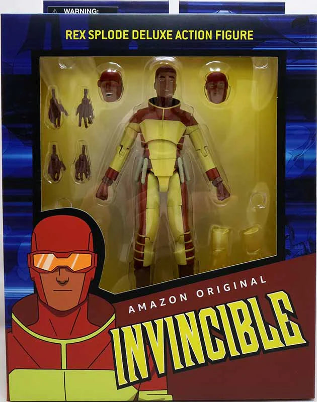 Invincible 7 Inch Action Figure Select Series 4 - Rex Splode