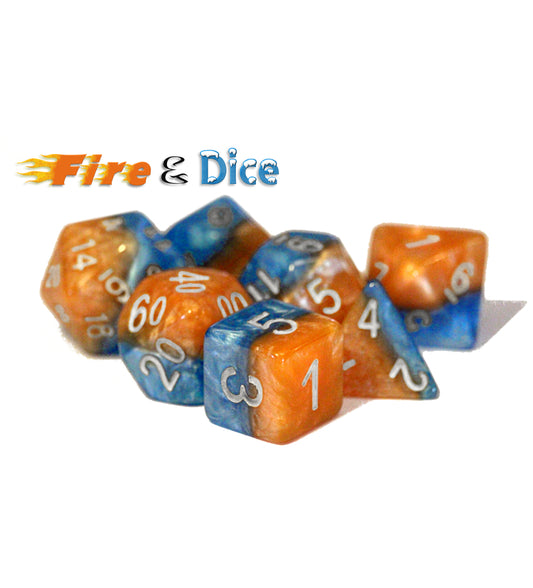 “Fire & Dice” Halfsies Dice