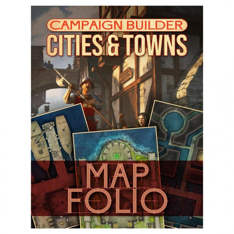 Campaign Builder: Cities and Towns - Map Folio (5E)