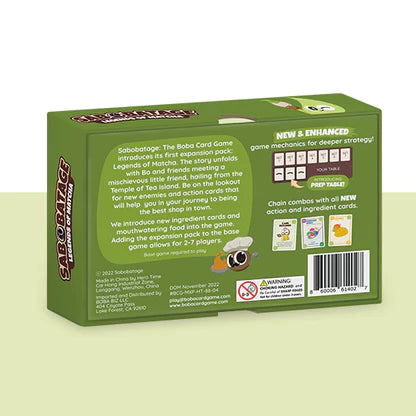 Sabobatage: Legends of Matcha Expansion Pack