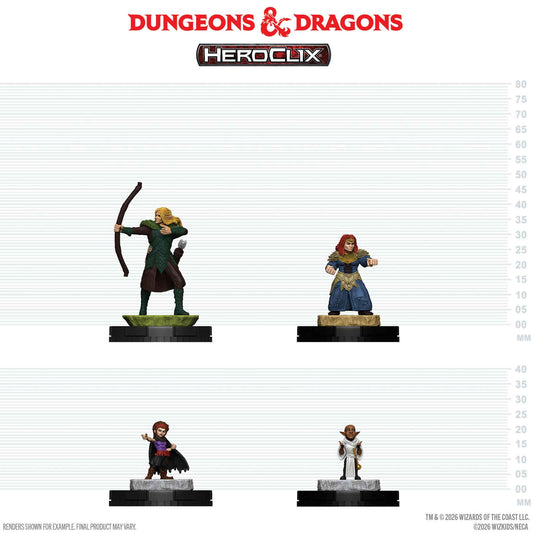 DND HeroClix: 400 - Adventuring Party 1