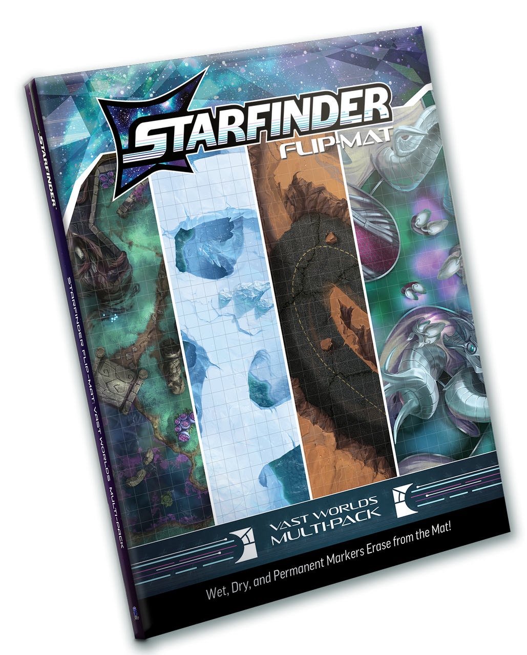 Starfinder RPG: Flip-Mat - Vast Worlds Multi-Pack