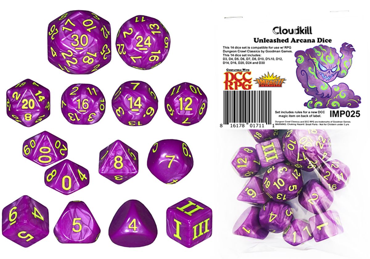 Impact! Unleashed Arcana Dice - Cloudkill