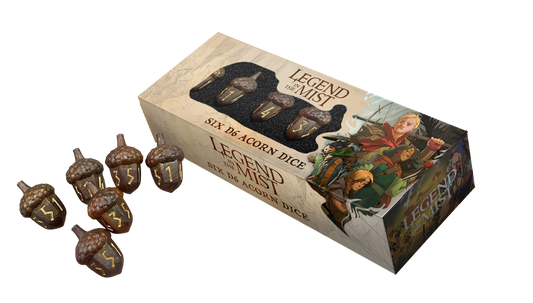 Legend in the Mist: Resin Acorn Dice Set