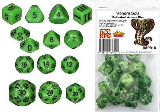Impact! Unleashed Arcana Dice - Venom Bolt
