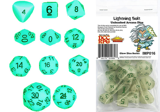 Impact! Unleashed Arcana Dice - Lightning Bolt