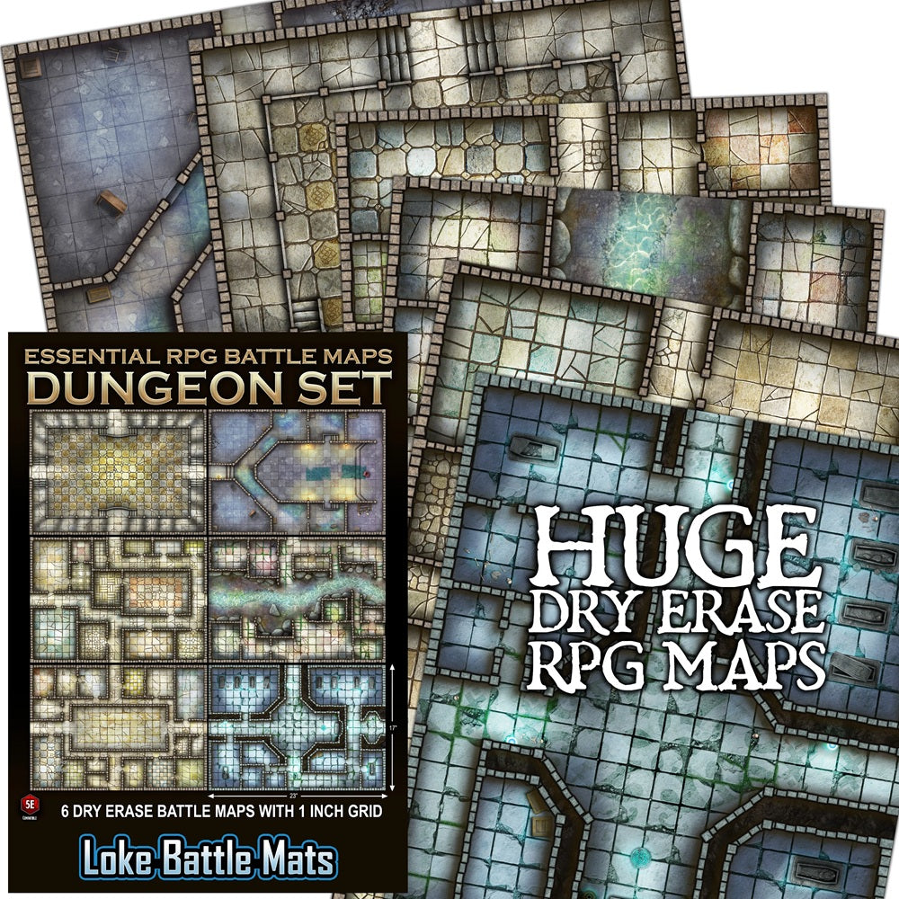 Essential RPG Battle Maps: Dungeon Set
