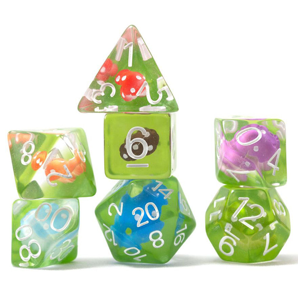 RPG Dice Set (7): Mushroom Village