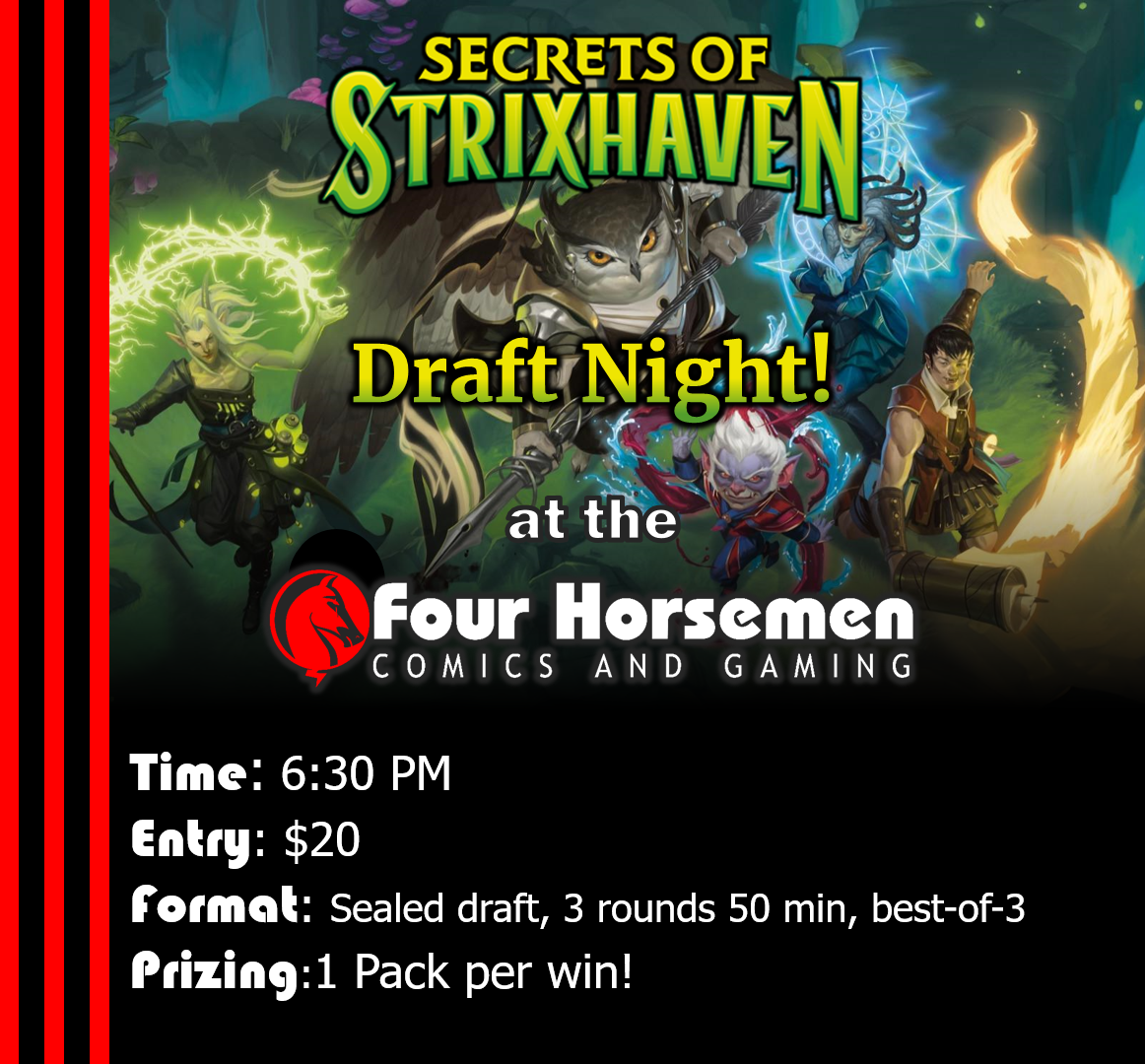 MTG Strixhaven: Schools of Magic Draft Night - May 22 2026