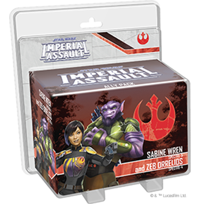 Star Wars Imperial Assault: Sabine Wren and Zeb Orrelios