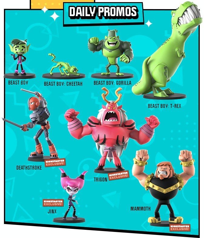 Teen Titans Go! Mayhem Extras (Kickstarter Exclusives)