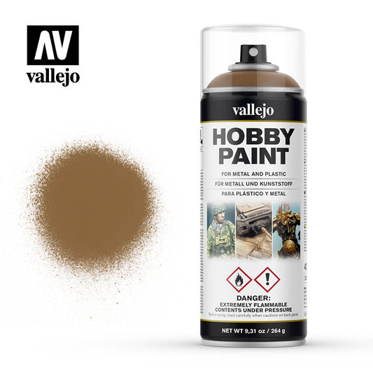 Vallejo Fantasy Color Primer: Leather Brown (400ml)