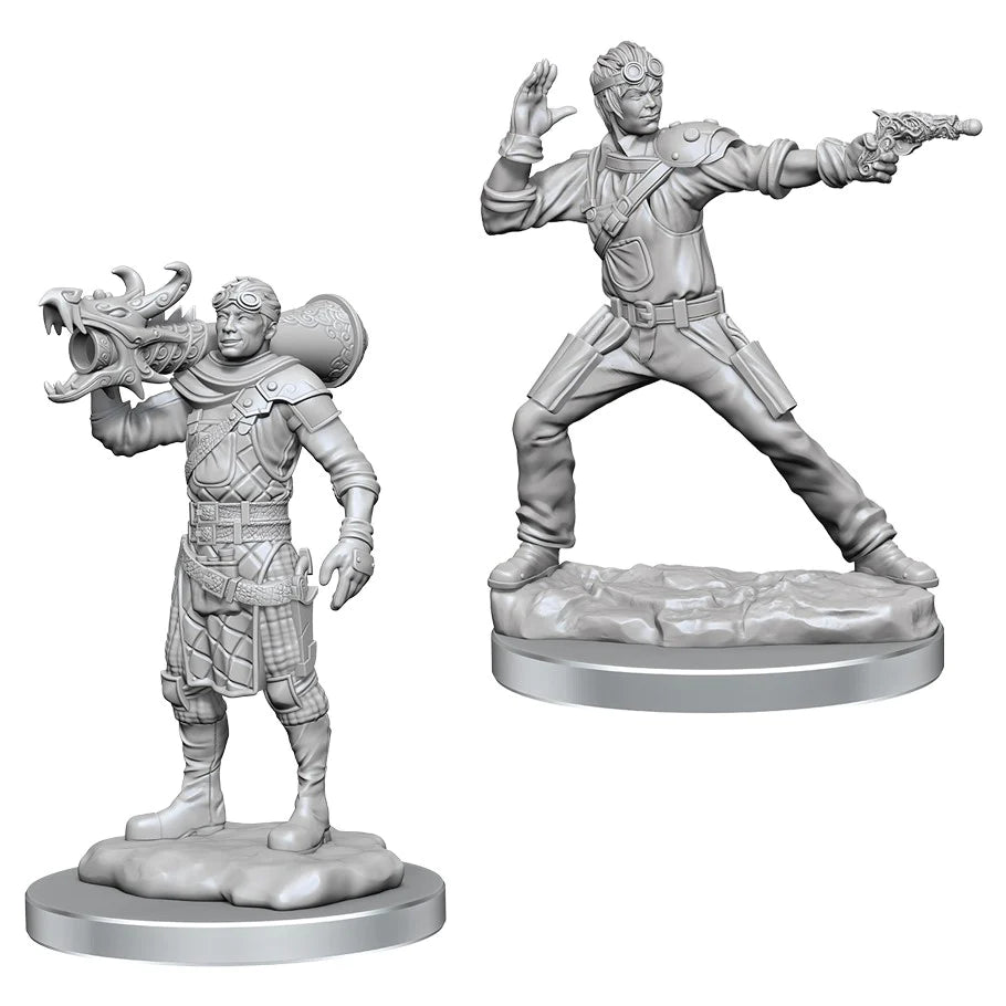 D&D Nolzur's Marvelous Miniatures: Human Artificer & Human Apprentice (Male)