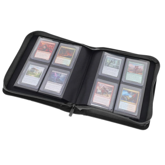 Z-Folio 4-Pocket  Toploader Album - Black
